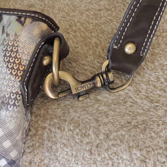 Coach Patchwork Signature Tote Shoulder Bag - Picture 3 of 15